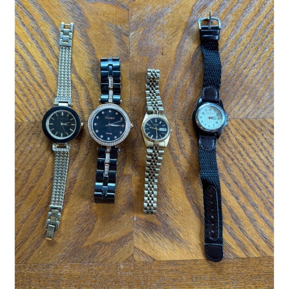 Waltham Accessories - Vintage Ladies' Watches All Running Anne Klein, Stauer, Seiko, Waltham Lot Of 4